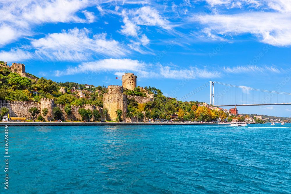Roumeli Hissar Castle near rhe Bosphorus Straight, Istanbul