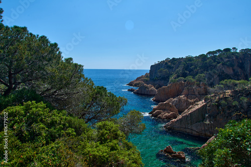 Views of the Costa Brava in the Mediterranean Sea. © davidpastorandres