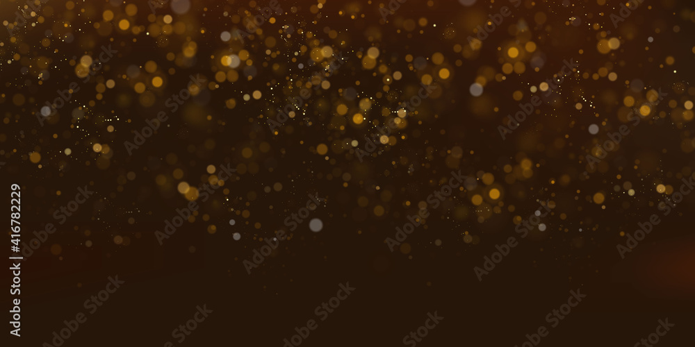 Gold dust PNG. Glittering particles of fairy dust. Magic concept. Abstract festive background. Christmas background. Space background.	 
