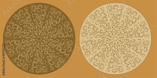 Set of two Mandalas