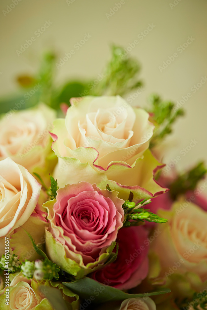 Wedding bouquet of various flowers Wedding bouquet of various flowers