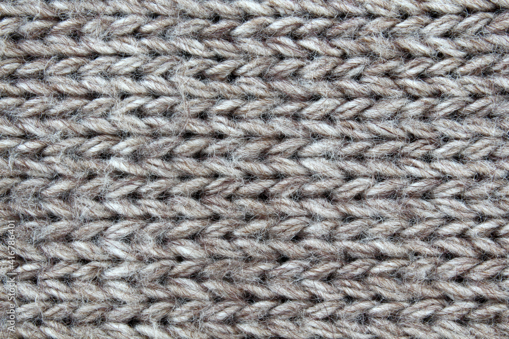 texture of wool fabric close up