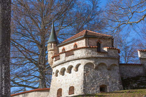 defense wall tower of Lichtenstein castle