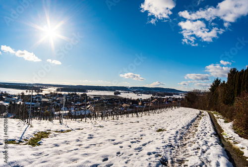 Winter landscape at the resort Bermatingen © mindscapephotos