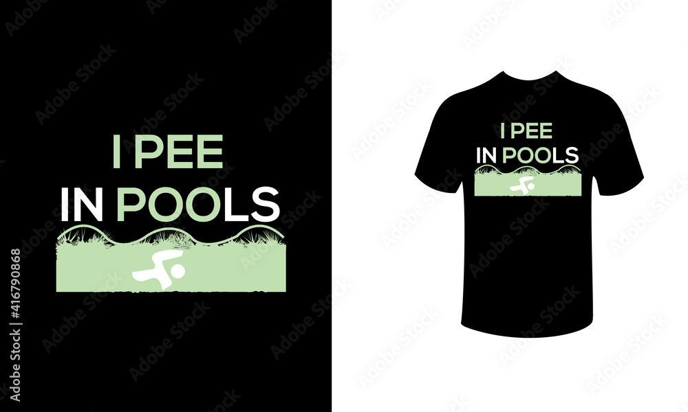 Fototapeta premium t shirt design i pee.
