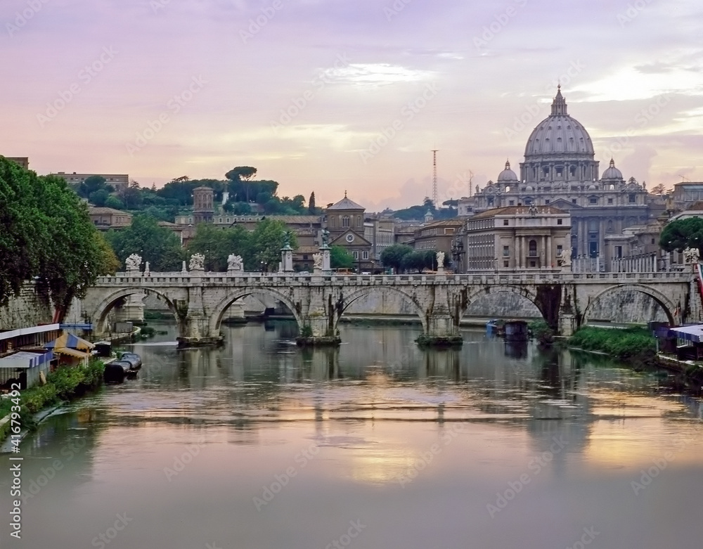 Bridge over Tiber, Rome