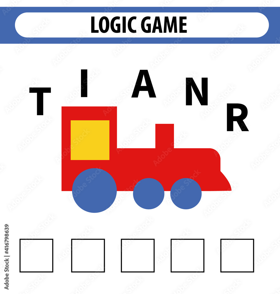 Worksheet for preschool kids.Words puzzle educational game for children. Place the letters in right order. Cute illustration of logic puzzle game for study English. Find the correct places
Worksheet for preschool kids.Words puzzle educational game for children. Place the letters in right order. Cute illustration of logic puzzle game for study English. Find the correct places