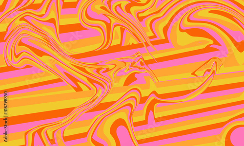 Psychedelic groovy background.