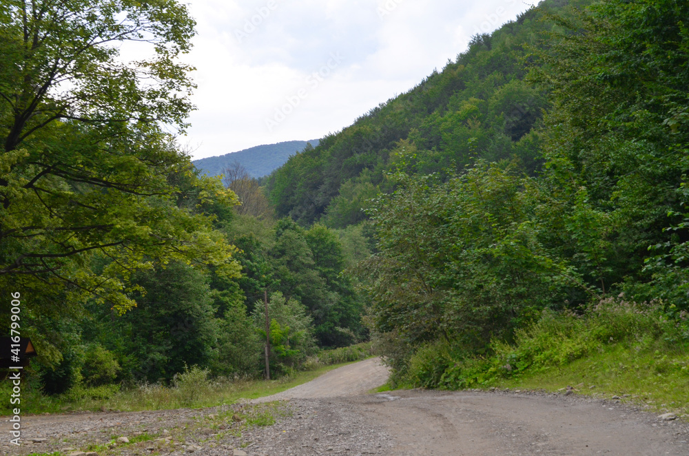 road in the mountains