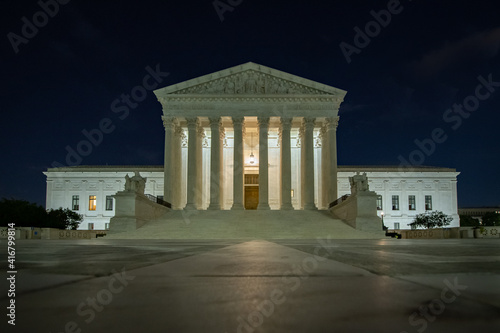 United States Supreme Court at Night