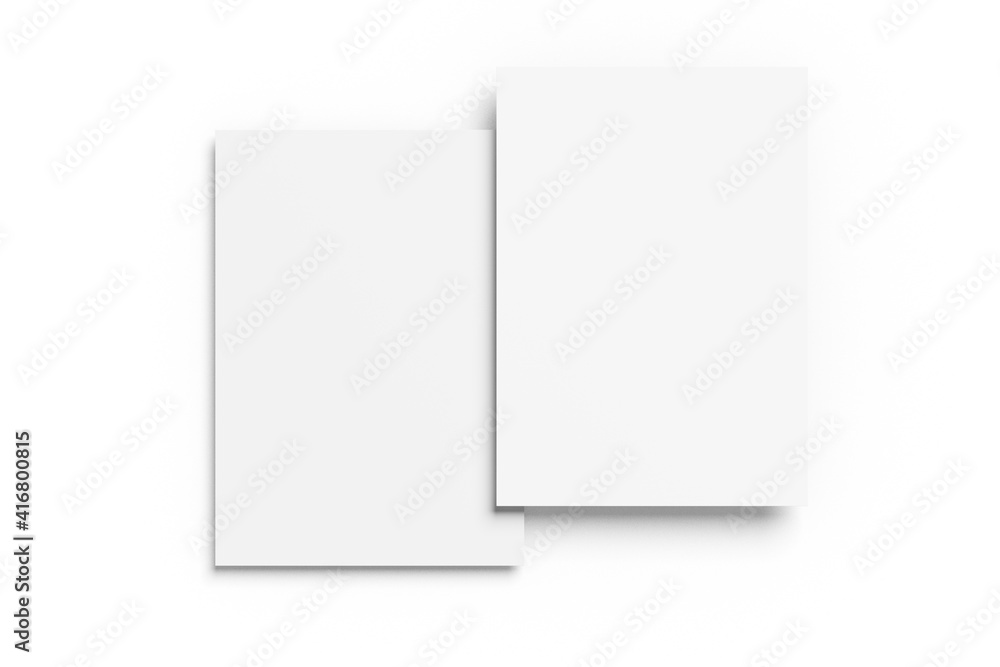 Fototapeta premium Blank Flyer Mockup A4 
