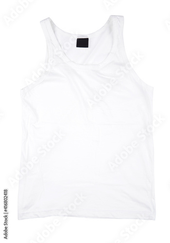 White tank top tshirt template ready for your own graphics