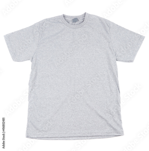 Gray tshirt template ready for your own graphics.