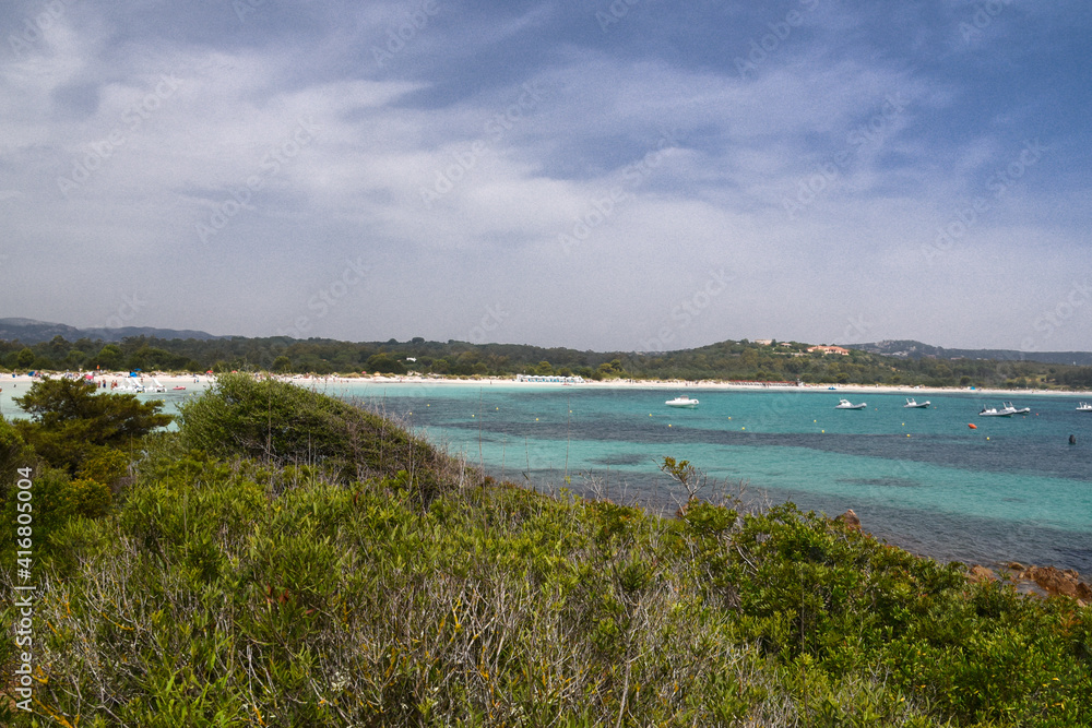 Fototapeta premium is a coastal area and tourist destination in northern Sardinia, Italy,