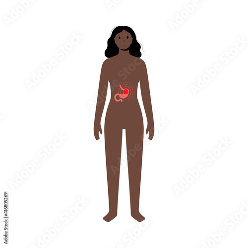 Pain in woman body