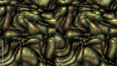 Konstfotografi 3d illustration -abstract background with disgusting slimy bowel