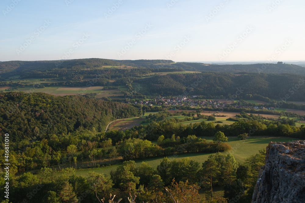 Ländliches Panoramabild