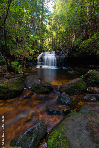 Small waterfall in Blue Mountains, NSW, Australia.