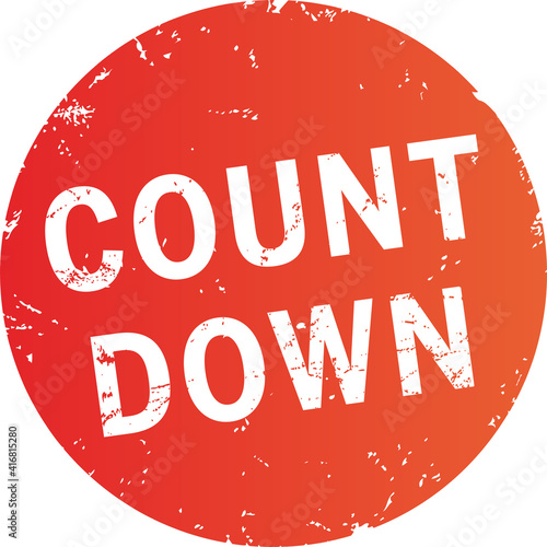 roter Button countdown