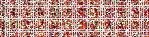 Abstract Geometric Pattern generative computational art illustration