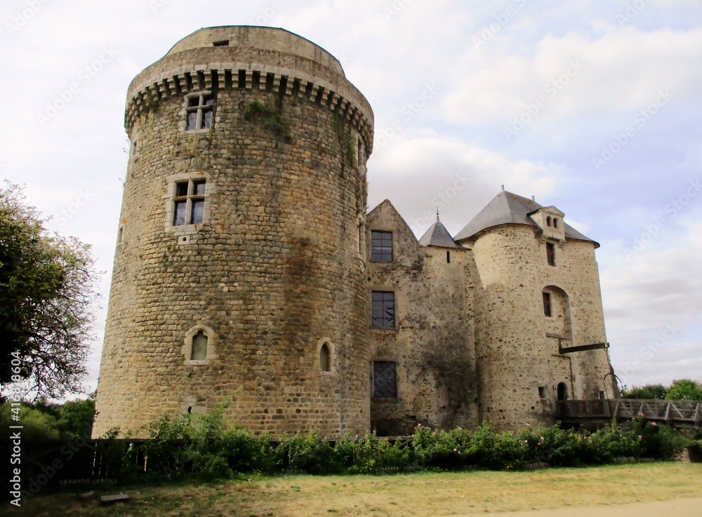 Medieval castle. Vendée, France