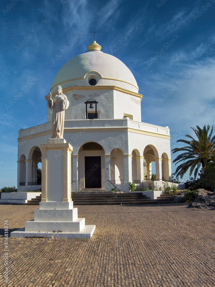 Fototapeta premium Hermitage of Santa Ana. Chiclana de la Frontera, Spain 