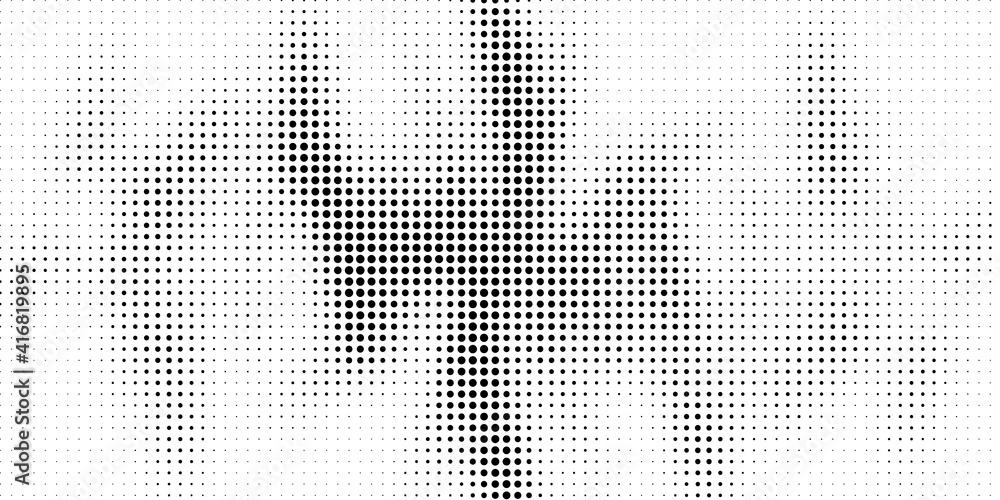 Fototapeta premium Halftone texture with dots. Vector. Modern background.