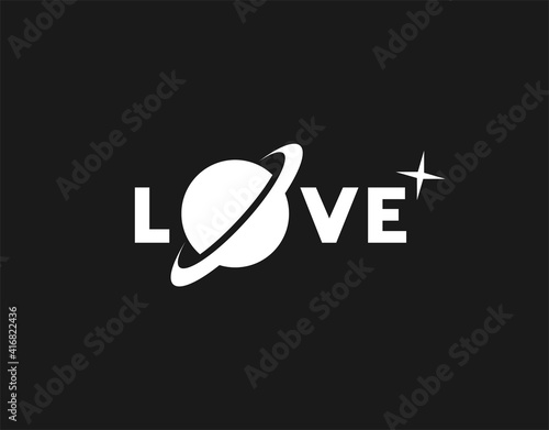 Creative love icon