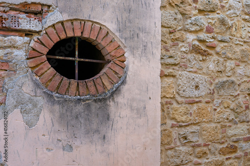 old oval window