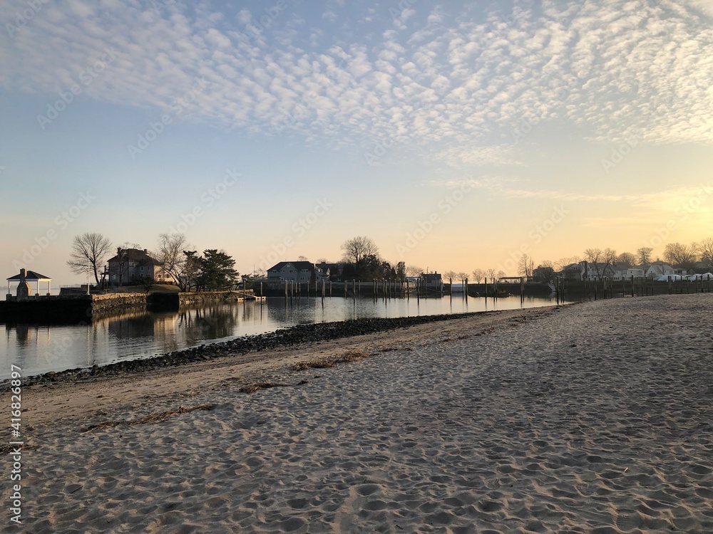 Sunset on a beach