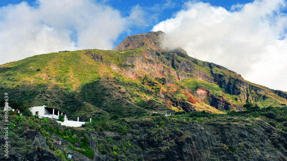 Fototapeta premium Location Ginostra on Stromboli Island