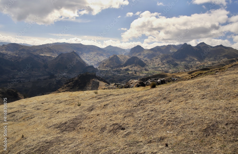 Mountains in the Andes, Ecuador