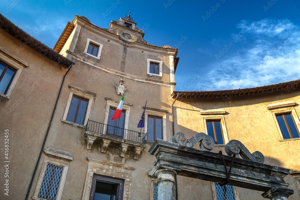 Palazzo Colonna Barberini, built on the ancient ruins of the ancient