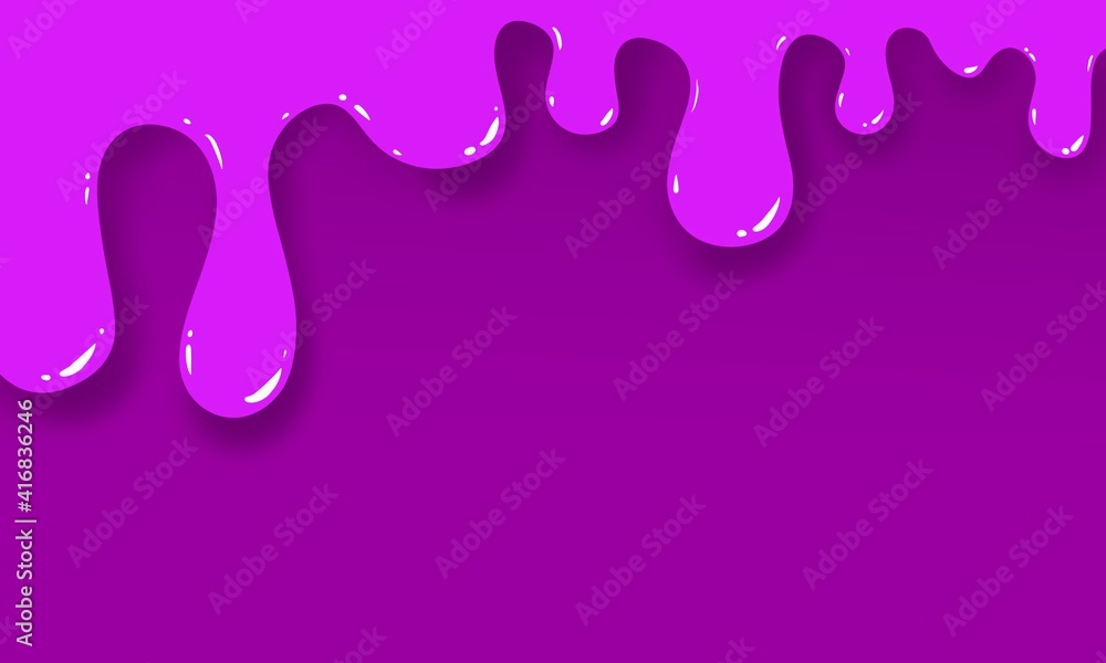 Liquid pink, purple dripping drops of lilac paint. Rectangular pink background. Empty place. Liquid pink, purple dripping drops of lilac paint. Rectangular pink background. Empty place.
