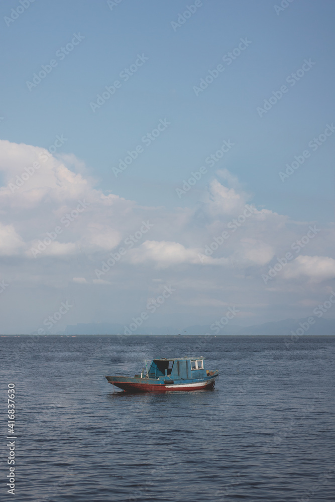 boat on the sea