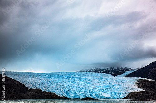 Chile, Patagonia. Glacier. photo