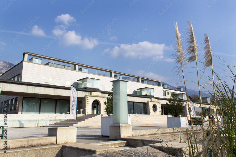 Fototapeta premium Thermal bains water center Aix les bains town Savoie region France Europe