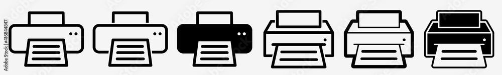 Printer Icon Paper Office Printer Set | Printers Icon Printing Vector Illustration Logo | Ink Printer Icon Isolated Laser Printer Collection Printer Icon Paper Office Printer Set | Printers Icon Printing Vector Illustration Logo | Ink Printer Icon Isolated Laser Printer Collection