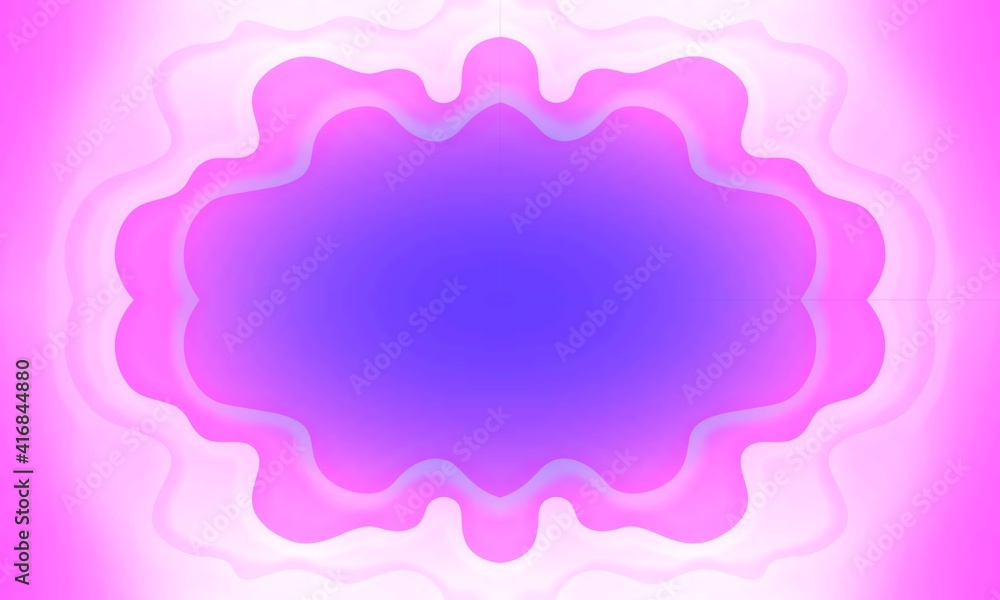 Pink and purple wavy wallpaper. Abstract rectangular background. Colored paper effect with shadows.