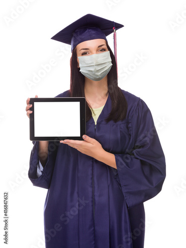 Graduating Female Wearing M...