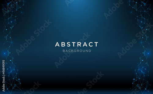 Abstract vector technology background. science and connecting technology