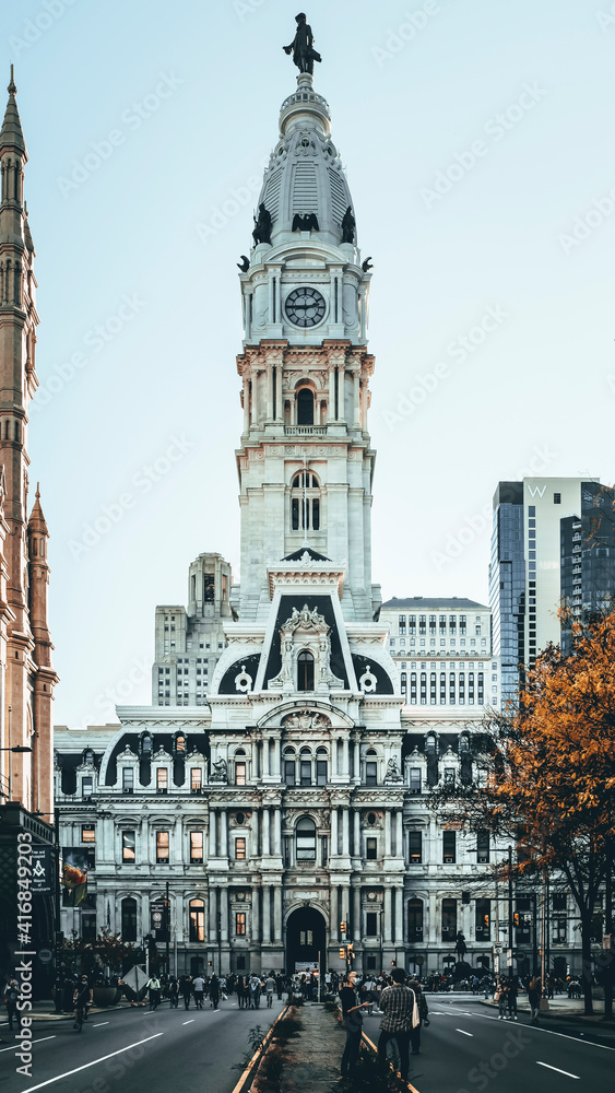 Historic Philadelphia Architecture in the Fall