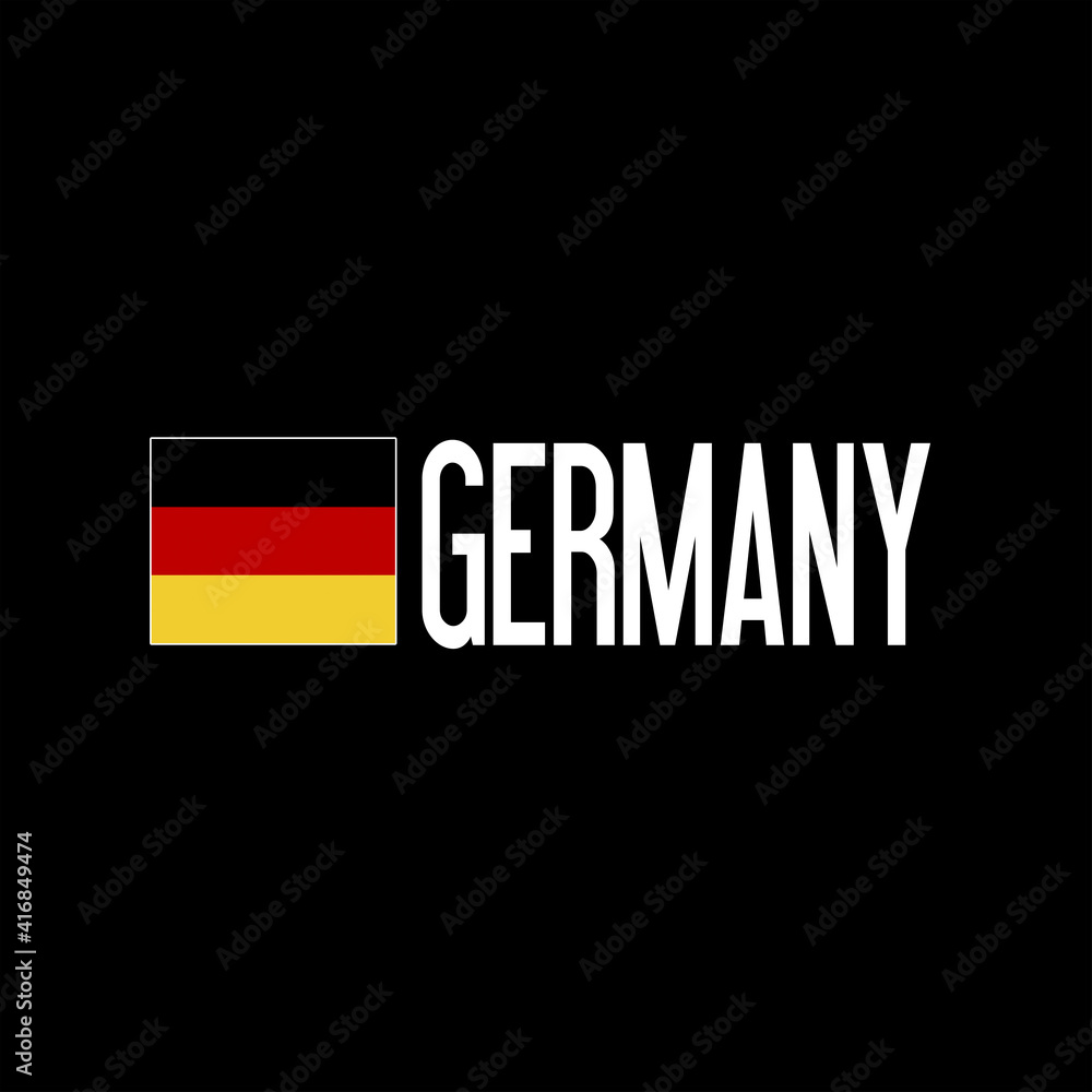 German to the Right of the German National Flag German to the Right of the German National Flag