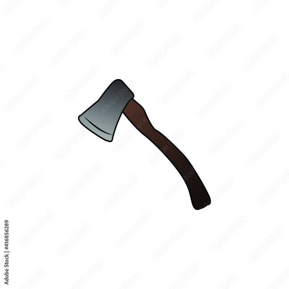 Axe icon, illustration design template Axe icon, illustration design template