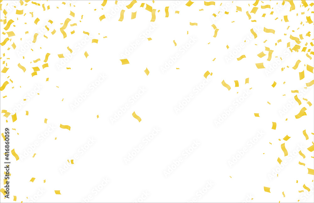 Falling confetti. Bright vector golden confetti background. Confetti, serpentine splash isolated on background. Carnival, celebration, opening, birthday premium design. Falling confetti. Bright vector golden confetti background. Confetti, serpentine splash isolated on background. Carnival, celebration, opening, birthday premium design.