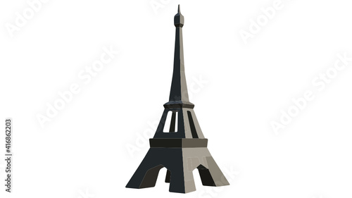 eiffel tower isolated