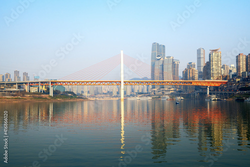 Modern metropolis skyline, Chongqing, China
