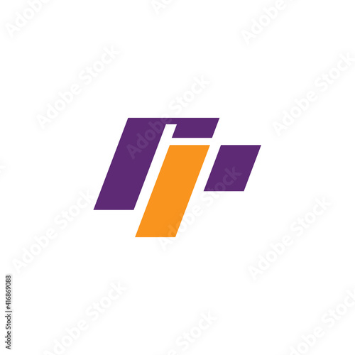 Free Download Initial Letter RP Or Letter H Logo Design ith Premium Concept. - GFXLoad