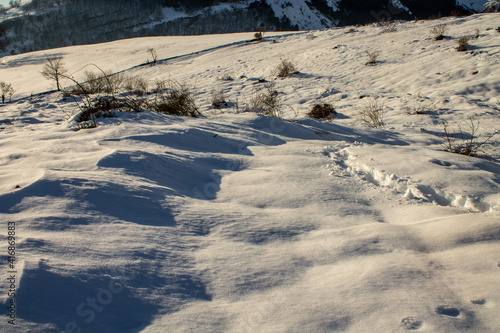 Great snowfall in Espinosa de los Monteros, Spain 17 January