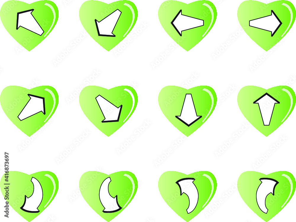 Vector Arrow key Series: Up, Down, Left, Right Vector Arrow key Series: Up, Down, Left, Right